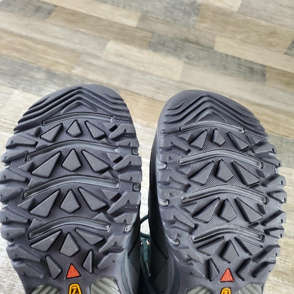 Keen Ridge Flex Mid Womens Hiking Boots Sz 10 Steel Gray Porcelain Waterproof - Picture 11 of 12